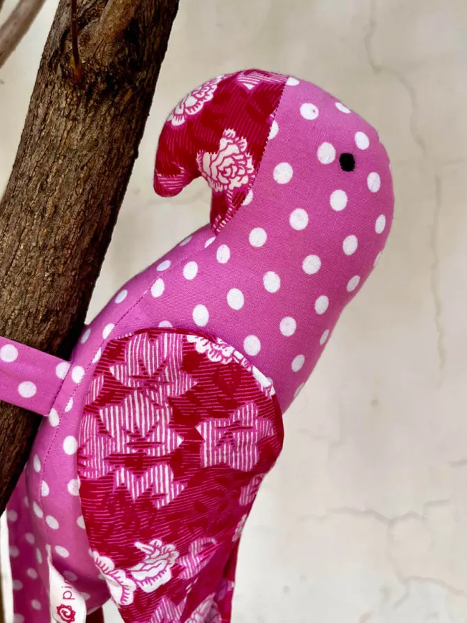 Pink Mithhu Curtain Tie Back/Plush Toy