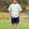 Popeye Organic Cotton Block Printed T-shirt