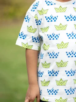 Popeye Organic Cotton Block Printed T-shirt