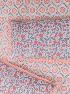 Primrose Hand Block Printed Cotton Bed Sheet