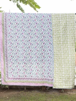 Raat Ki Raani Block Printed Cotton Quilt