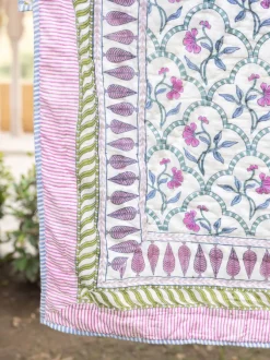 Raat Ki Raani Block Printed Cotton Quilt