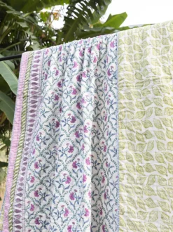Raat Ki Raani Block Printed Cotton Quilt