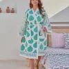 Rumman Waffle Cotton Bath Robe