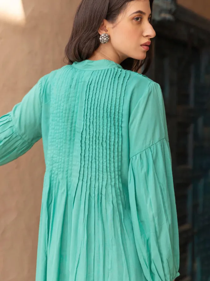 Saanvi Pintuck Shirt Kurta