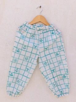 Sail Away Organic Cotton Block Printed Co-ord Set
