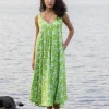 Sakura Sleeveless Twill Dress