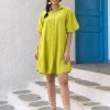 Satori Slub Midi Dress