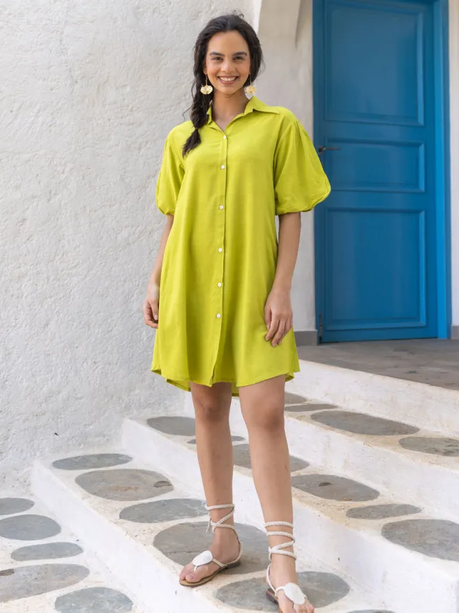 Satori Slub Midi Dress