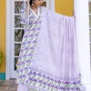 Saumya Block Printed Mulmul Dupatta