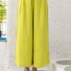 Seira Slub Palazzo Pants