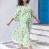 Set of 2 - Asahi Poncho Top & Wrap-Around Palazzo Pants