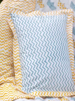 Set of 5 - Boaters Paradise Hand Block Printed Bedding Set For Kids