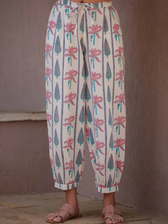 Set of 2 - Capri Kurta and Lantern Pants