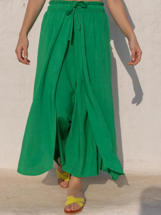Set of 2 - Catherine Shirt Top and Wrap-Around Pants