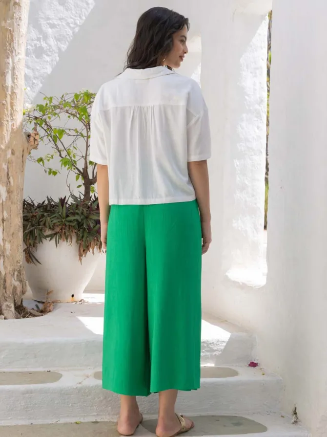 Set of 2 - Catherine Shirt Top and Wrap-Around Pants