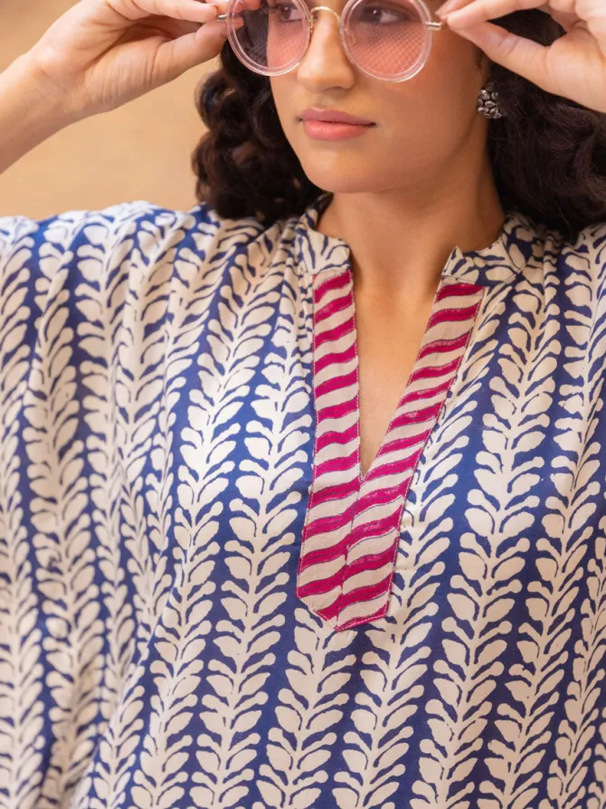 Set of 2 - Cocktail Kaftan Kurta and Palazzo