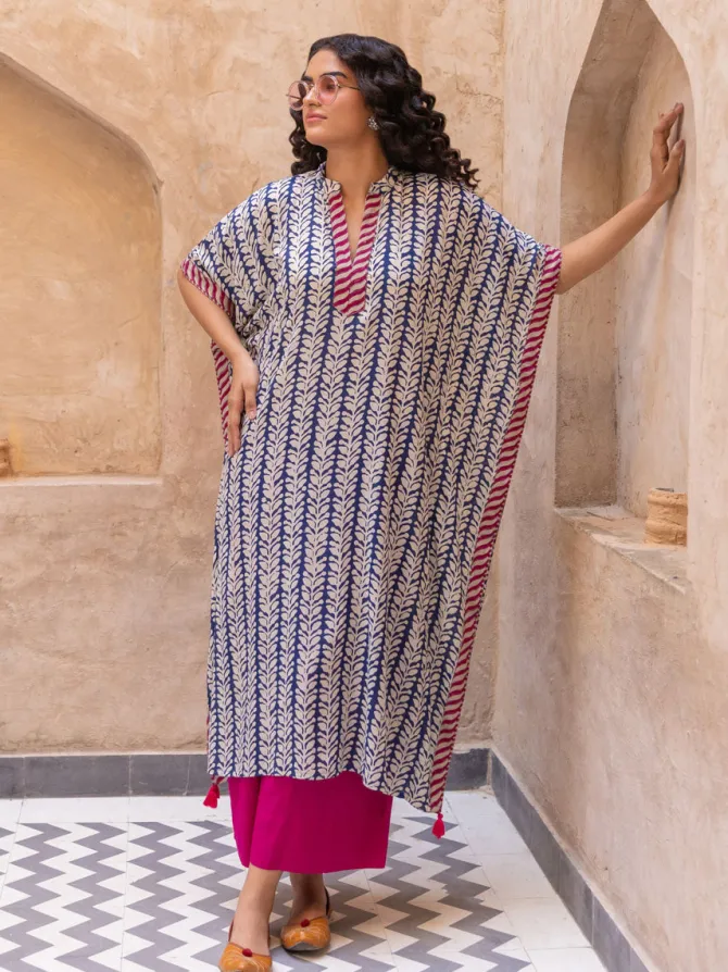 Set of 2 - Cocktail Kaftan Kurta and Palazzo