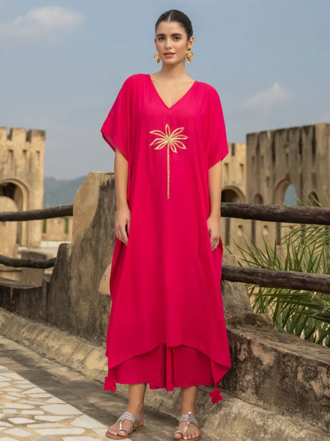 Set of 2 - Desert Rose Kaftan Kurta Set