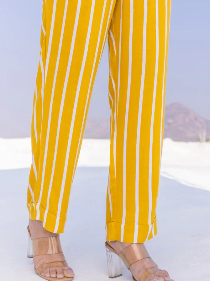 Set of 2 - Emily Yellow Co-ord Set