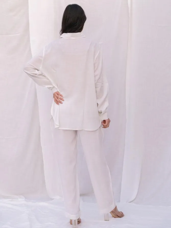 Set of 2 - Fiona Ivory Shirt and Pants