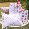 Set of 6 - Giggles Hand Block Printed Bedding Set with Gift Box