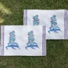 Set of 2 - Harini Block Printed Cotton Hand Towel