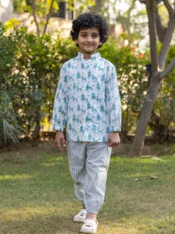 Set of 2 - Hermey Organic Cotton Shirt & Pant Set