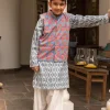 Set of 3 - Hrishi Organic Cotton Long Kurta with Jacket