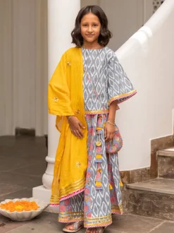 Set of 3 - Janki Kalidar Lehenga Set