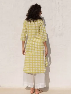 Set of 2 - Leela Cotton Kurta and Palazzo Pants