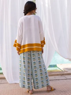 Set of 2 - Lemonade Box Short Top and Palazzo Pants