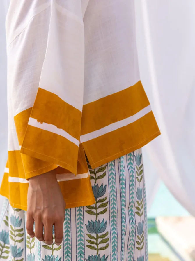 Set of 2 - Lemonade Box Short Top and Palazzo Pants