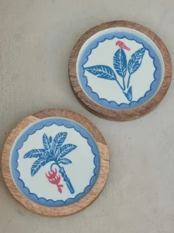 Set of 2 - Luma Wooden Coasters