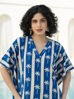 Set of 2 - Lunar Kaftan Kurta & Palazzo Pants