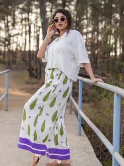 Set of 2 - Malini Short top and Palazzos