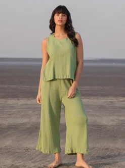 Set of 3 - Marini Kimono Jacket and Palazzo Pants