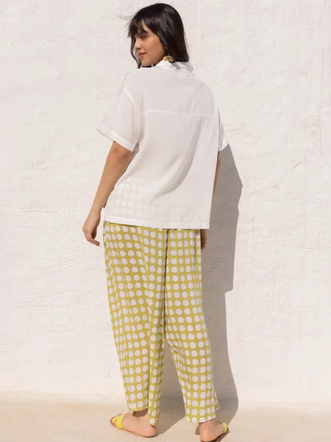 Set of 2 - Mona Lisa Shirt and Palazzo Pants