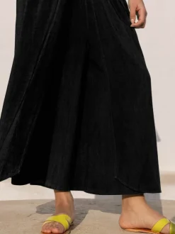 Set of 2 - Morocco Embroidered Poncho & Pant Set