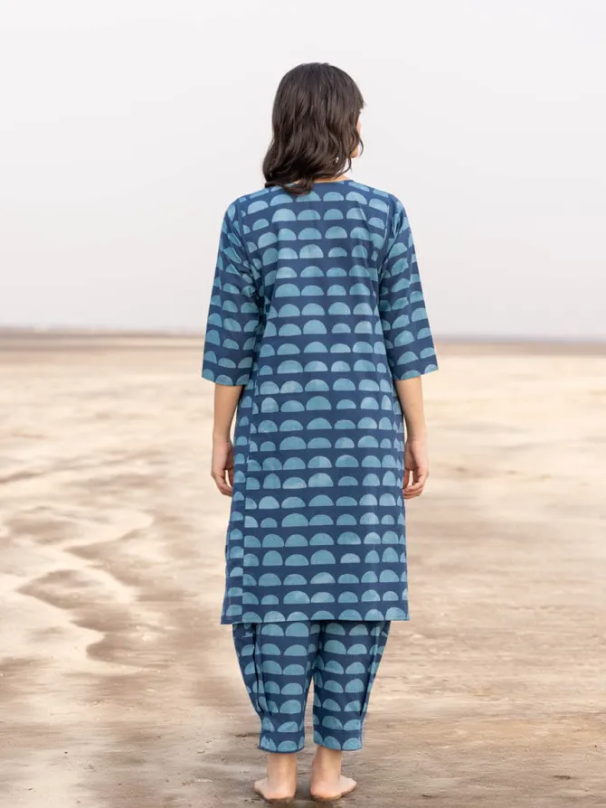 Set of 2 - Myra Cotton Straight Fit Kurta & Pants