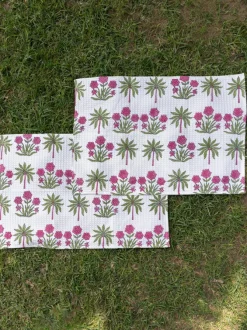 Set of 2 - Nargis Waffle Cotton Hand Towels