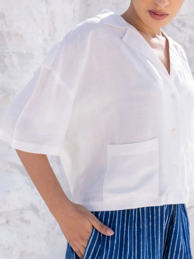 Set of 2 - Neptune Shirt Top and Indigo Pants