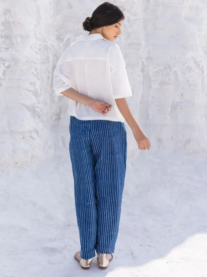 Set of 2 - Neptune Shirt Top and Indigo Pants