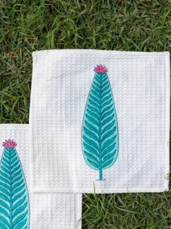 Set of 2 - Noor Waffle Cotton Face Towel