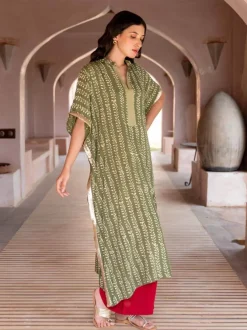Set of 2 - Raabta Kaftan Kurta and Palazzo