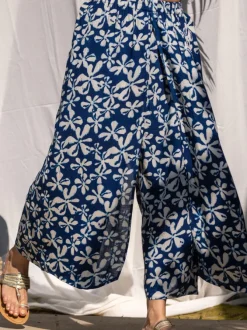 Set of 2 - Raga Short Top and Wrap-around Pants