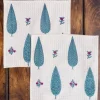 Set of 2 - RimJhim Block Printed Cotton Face Towel
