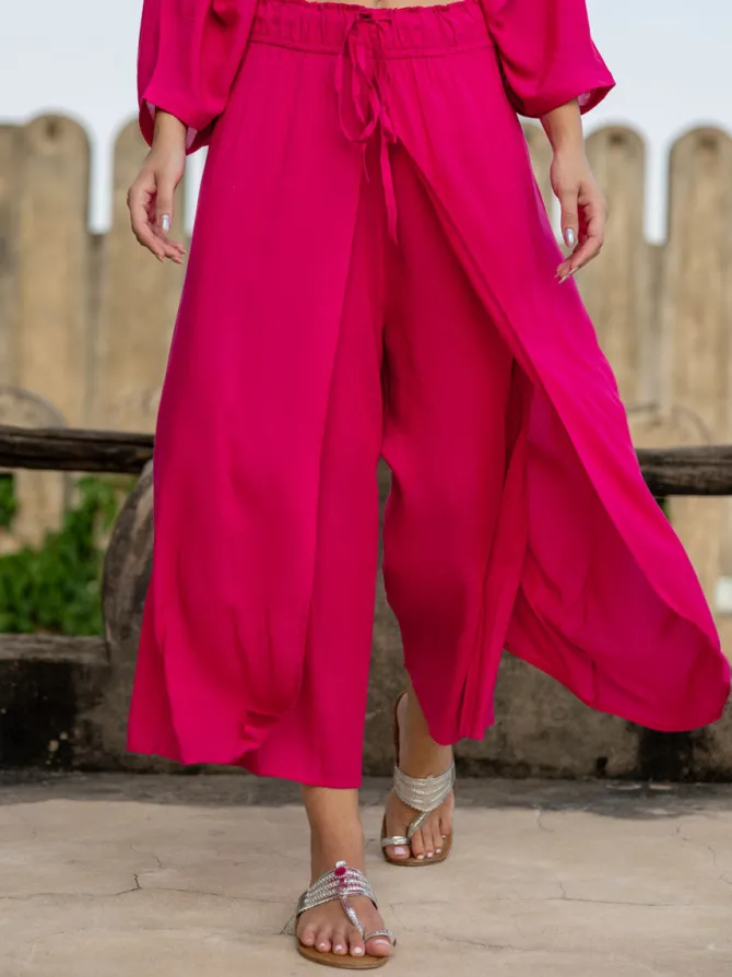 Set of 2 - Rose Mirage Top & Pant Set