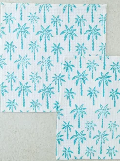 Set of 2 - Sahara Nights Waffle Cotton Face Towel