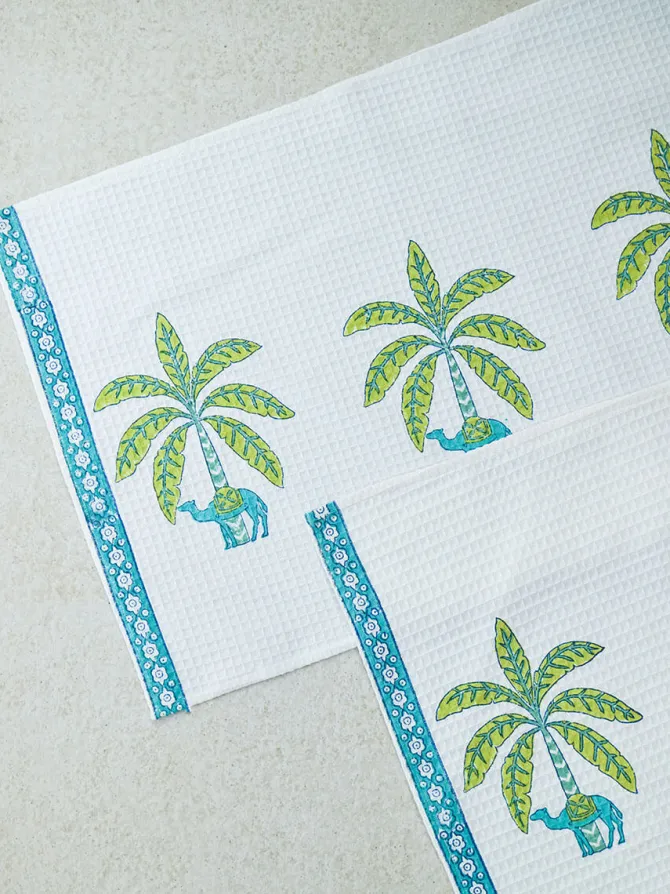 Set of 2 - Sahara Nights Waffle Cotton Hand Towel